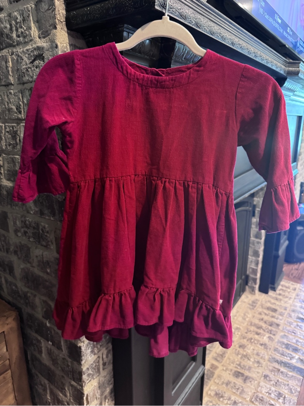 Girls' Red Ruffle Butts Tunic - Picture 3 of 4